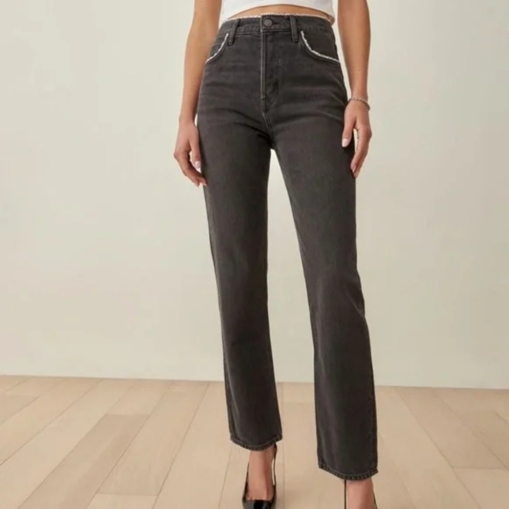 Reformation Stardust High Rise Straight Jeans in Ventura Size 29 New NWT